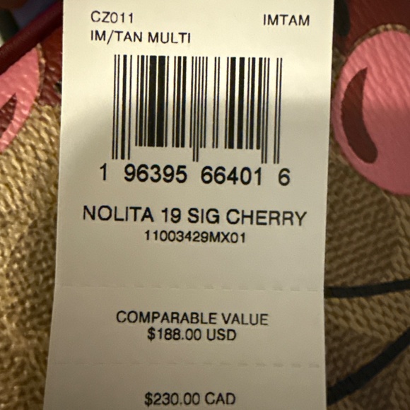 Nolita 19 In Signature Canvas With Cherry Print - Picture 6 of 6